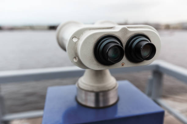 istock tourist binoculars at Peter-Pavel Fortress 881906704