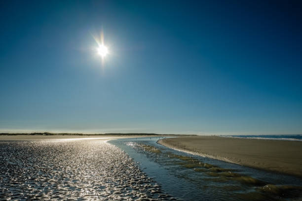 istock Sun is slowly setting along the Schiermonnikoog summer coastline (Netherlands) 881907070