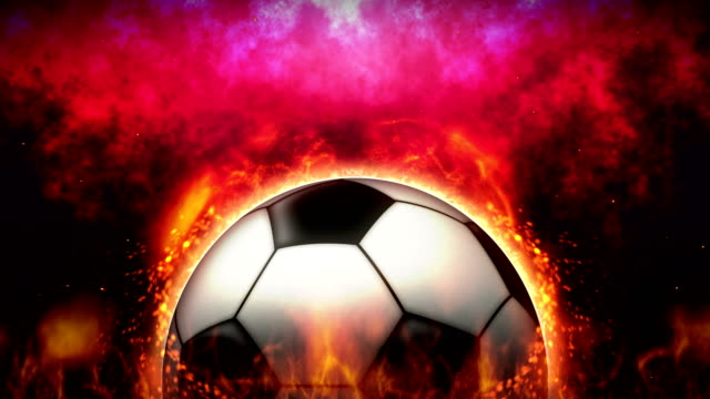 Sports Fight Backgrounds, Soccer Ball, Loop Animation,