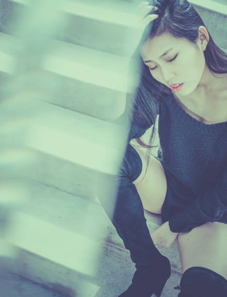 istock Beautiful Asian woman wearing boots 881931588