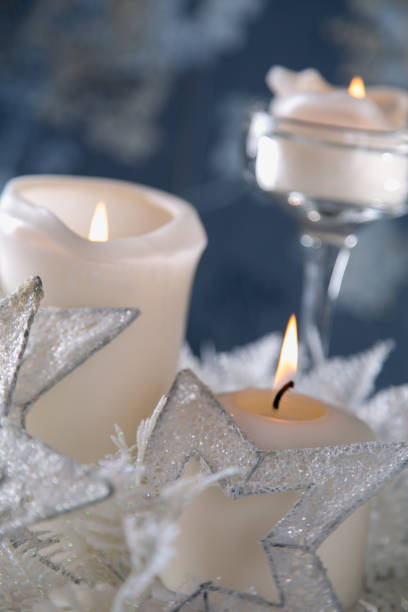 istock Bright Christmas background with decorations 881938956