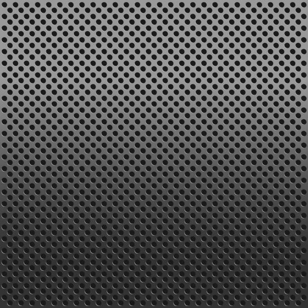 istock Metal Background with holes . Steel metal backgrounds with holes. Vector illustation 881974516