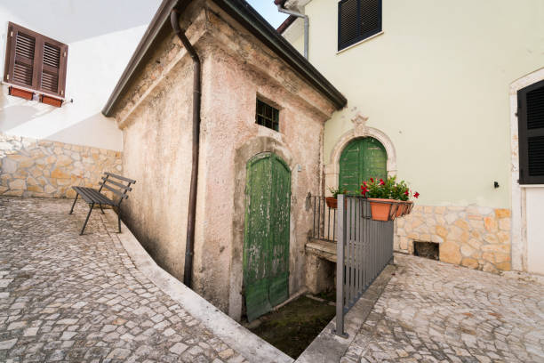 istock Stone buildings in a 1,000 year old village 881984116