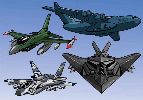 istock collection of full color modern military aircraft 882050872
