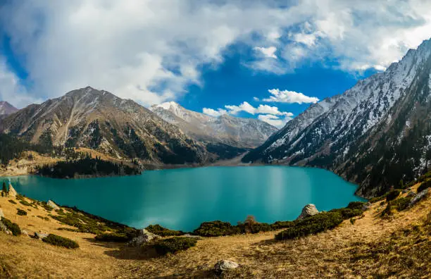 Photo of Panoramic view of Big Almaty lake