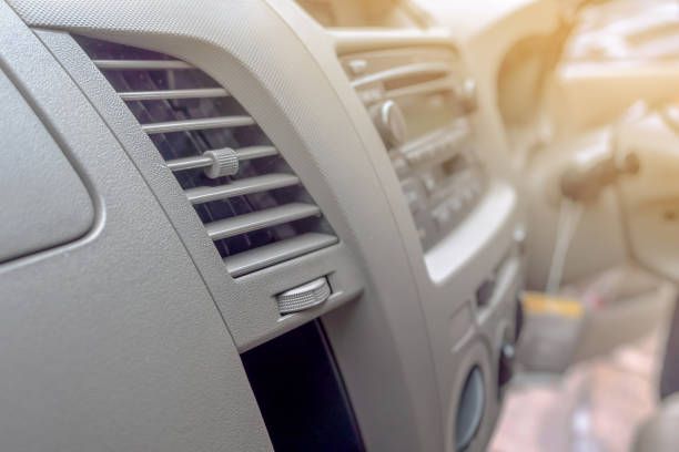 istock Close up of car console 882057544