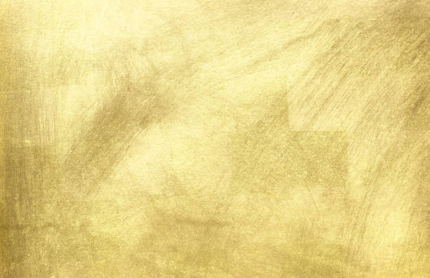 istock Shiny yellow leaf gold foil texture background 882073826