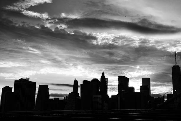 istock Brooklyn Bridge and Manhattan buildings sunset 882102258