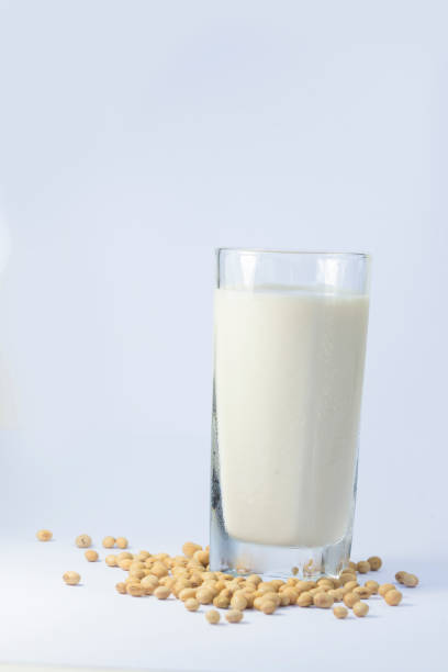istock Soy milk and soybeans 882112734