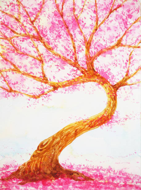 istock pink tree love valentines day watercolor painting hand drawn 882115986
