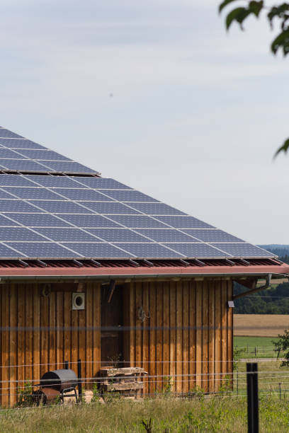 istock solar panel on a roof of a rural building 882138356