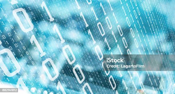 コンピューターのバイナリ桁抽象的な技術の背景 - バイナリーコードのストックフォトや画像を多数ご用意 - バイナリーコード, 背景, インターネット