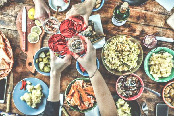 istock Thanksgiving Celebration Traditional Dinner Setting Food Concept 882144274