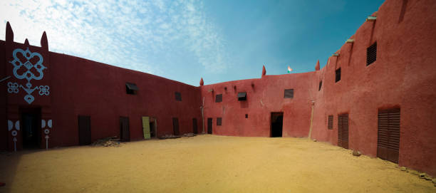 istock Exterior view to Damagaram sultan residence, Zinder, Niger 882144844