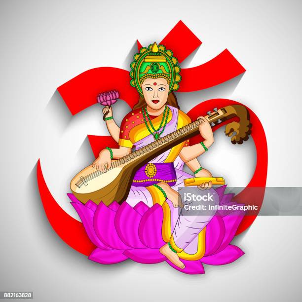 Illustration Of Vasant Panchami Background Stock Illustration - Download  Image Now - Abstract, Backgrounds, Celebration - iStock