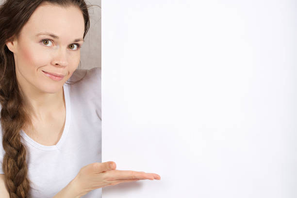 istock Young woman and free space for a text 882194172