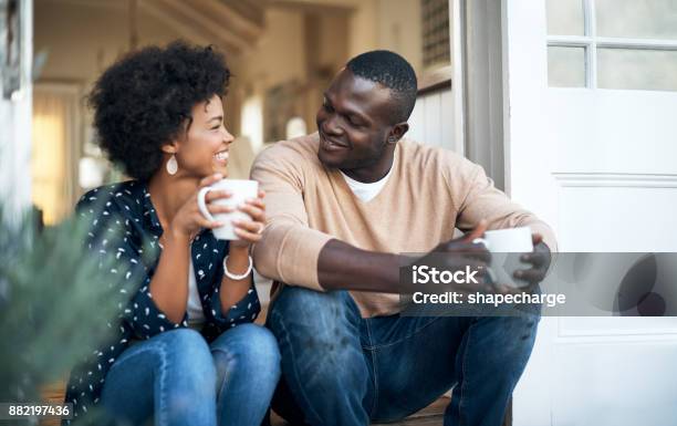Were So Comfortable With Each Other Stock Photo - Download Image Now - Discussion, Happiness, Coffee - Drink