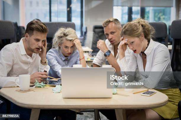 Business Disaster Stock Photo - Download Image Now - Downsizing - Unemployment, Business, Backup