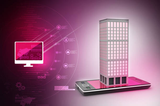 istock smart phone with real estate concept 882202656