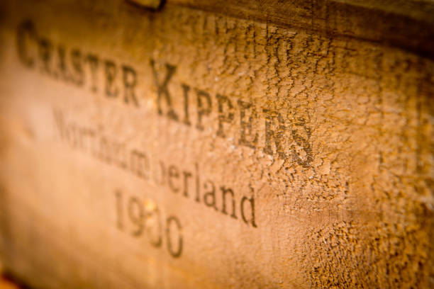 istock Wooden box for kippers 882209002