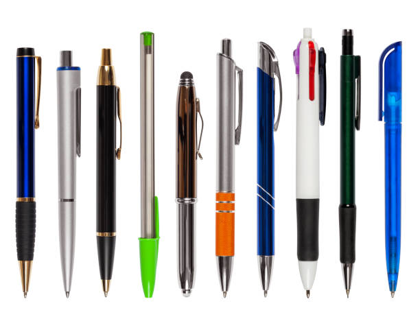 istock Set of Ten Different Pens (clipping path) 882215806