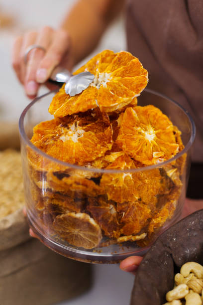 istock Image of dried orange in container 882220952