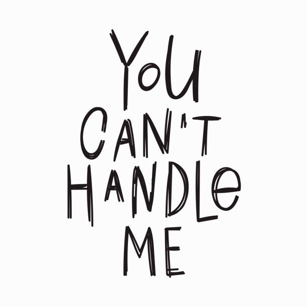 istock You cant handle me t-shirt quote lettering. 882221942