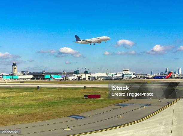 Charlotte International Airport Stock Photo - Download Image Now - Airport, Airplane, North Carolina - US State