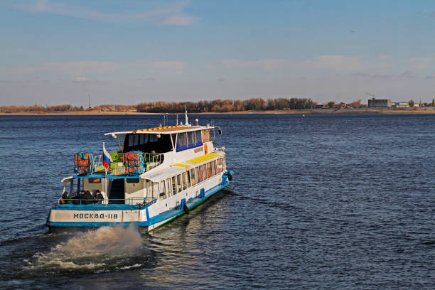 Volgograd, Russia - November 04, 2015: Passenger ship \