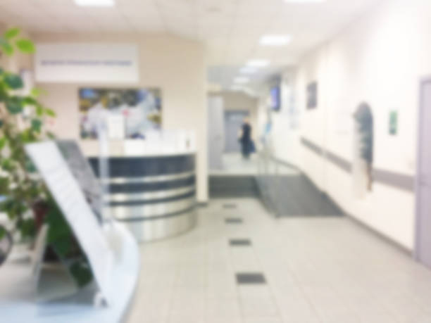 istock Abstract blured background with business center. Unfocused office place, Blur background, soft lightning. Blurry working place. Bokeh background. 882225794