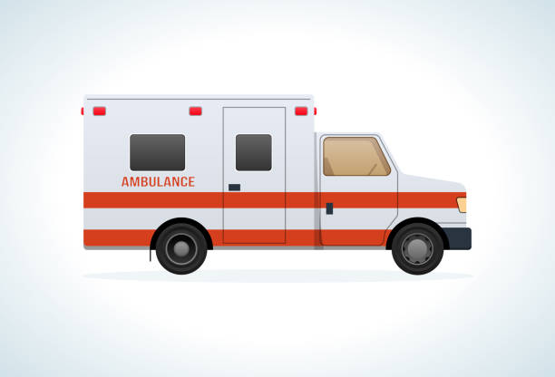 istock Modern car of medical ambulance service. Emergency vehicle 882228412