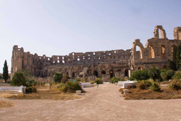 istock amphitheatre of El-Jem with benches 882228874
