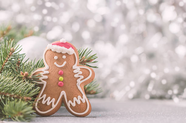 istock Christmas Decorations with Gingerbread man 882258734
