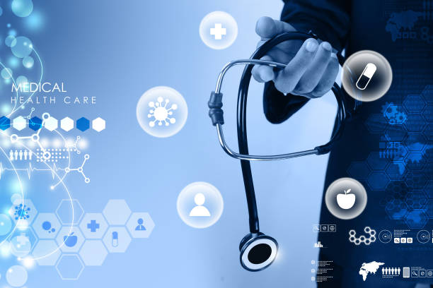 istock Doctor hand showing stethoscope 882262122