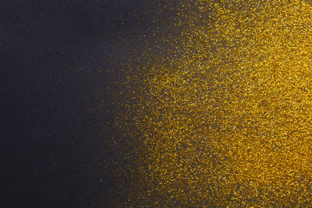 istock Golden glitter sand texture, abstract background. 882262744