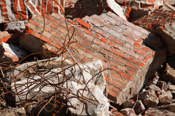 istock Rubble, piles of rubble, bricks 882268138