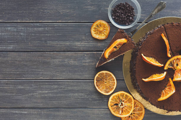 istock Chocolate cake with cream and profiterole 882272792