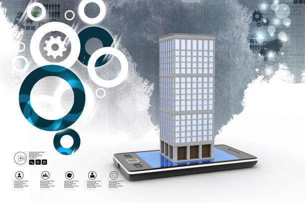 istock smart phone with real estate concept 882272980
