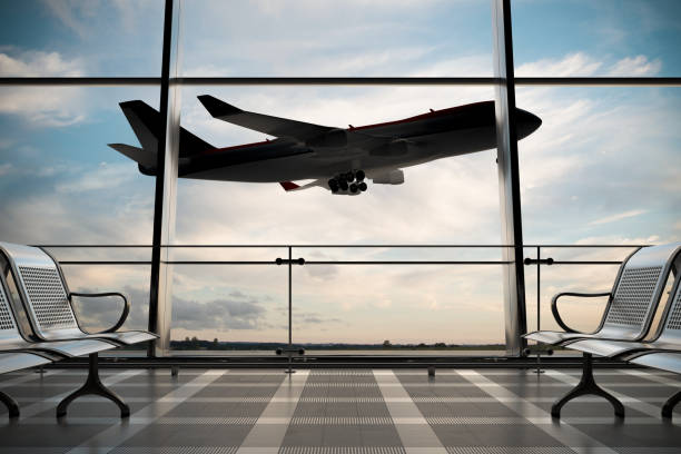 istock Airport departure lounge 882303786