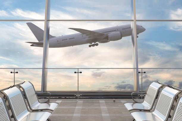 istock Airport departure lounge 882305974