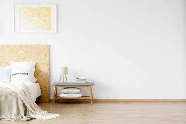 istock Painting hanging over bed 882315196