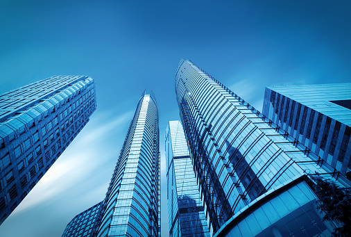 Windows of Skyscraper Business Office