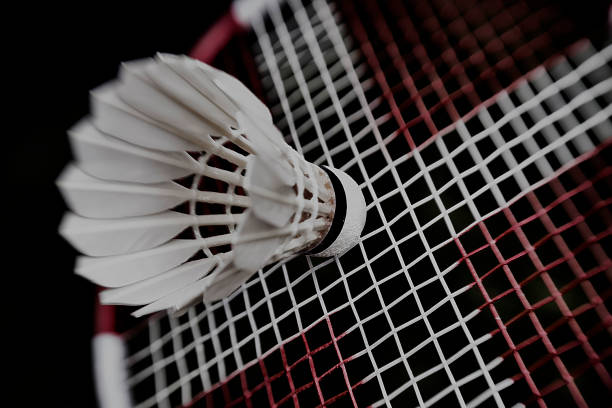 Abstract badminton sport stock photo