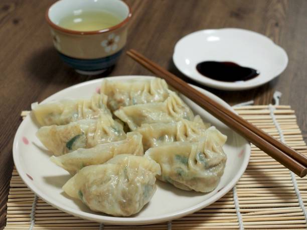 istock Asian food, dumplings 882319494