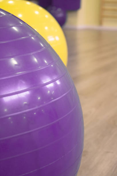 istock Colored balls for gymnastics and pilates classes 882319910