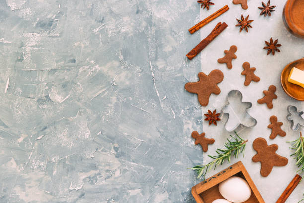 istock Baking christmas cookies. Typical cinnamon stars bakery 882322680