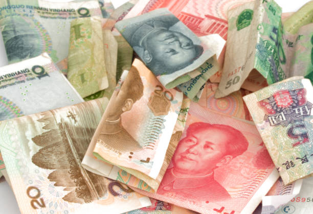 istock Chinese currency yuan rmb bills 882323684