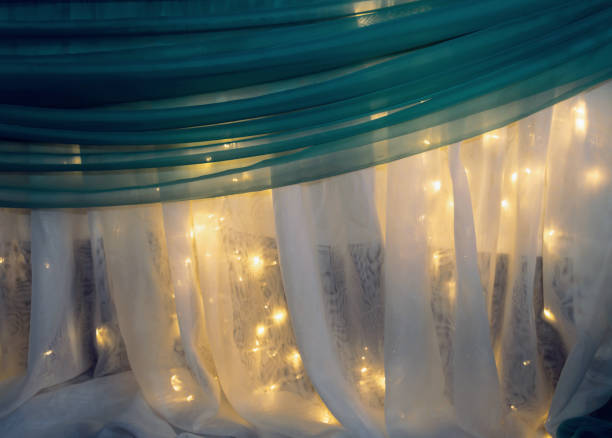 istock background of illumination under transparent cloth 882334798