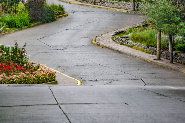 istock Empty Street, Bariloche, Argentina 882337892