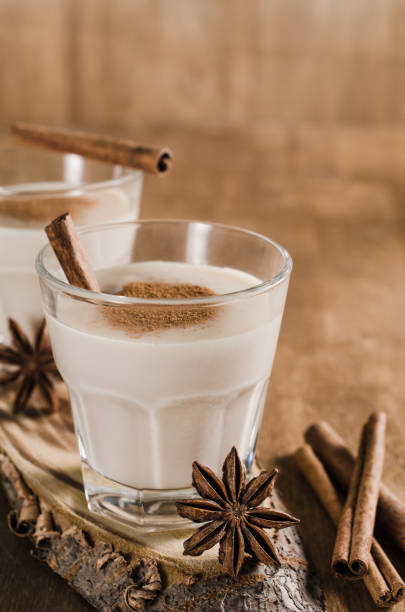istock Homemade Eggnog Cocktail for Christmas Eve. 882340614
